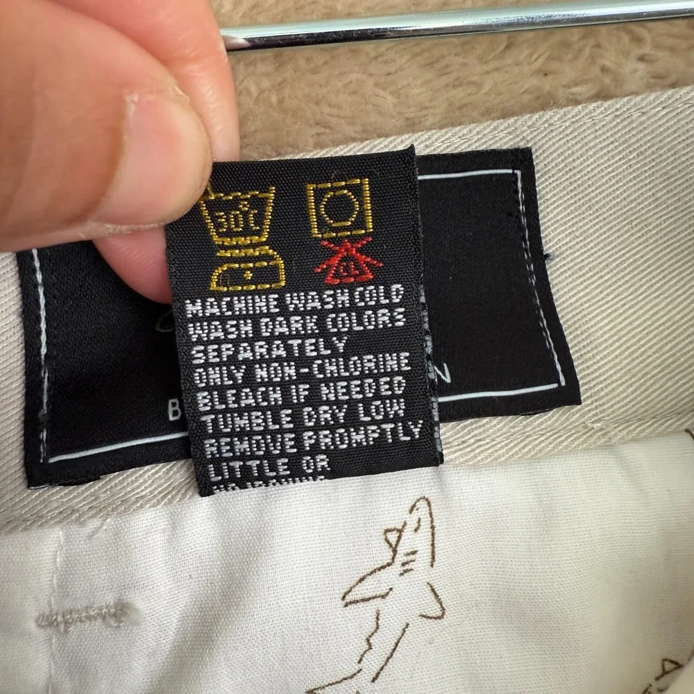 Greg‎ Norman Mens Golf Pants 40x32 Beige Comfort Straight Business Casual Chinos - Picture 9 of 10